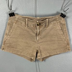 American Eagle Khaki Shortie Sz 0